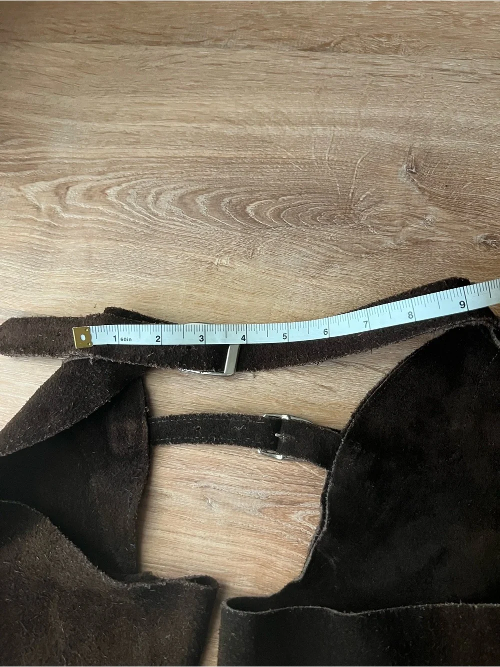 Vintage Kids Genuine Suede Leather Cowboy Chaps Brown Approx Size 4T–5T